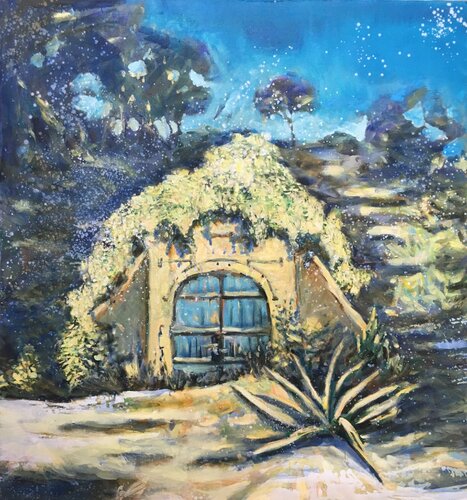 Cave entrance par Valeriya Tarasenko, Peinture en vente sur Singulart