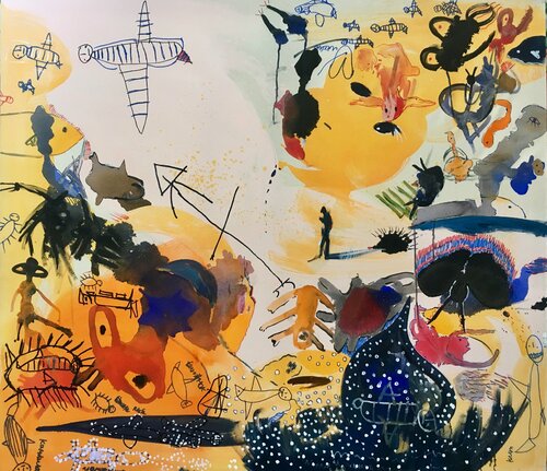 Searching for spots van Valeriya Tarasenko, Schilderij te koop op Singulart