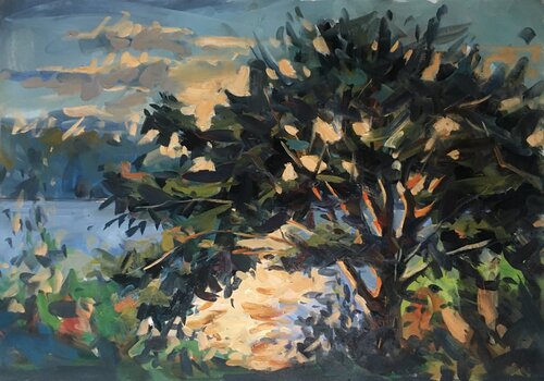 Sunset di Valeriya Tarasenko, Pittura in vendita su Singulart