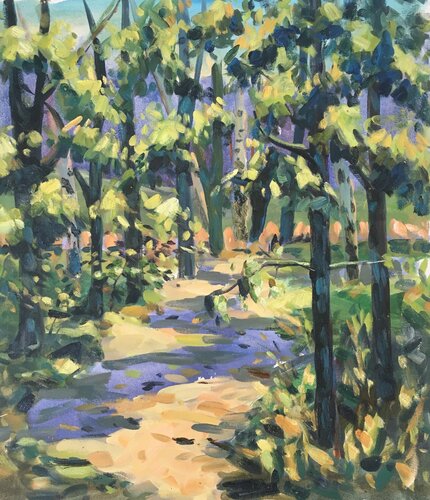 In forest di Valeriya Tarasenko, Pittura in vendita su Singulart