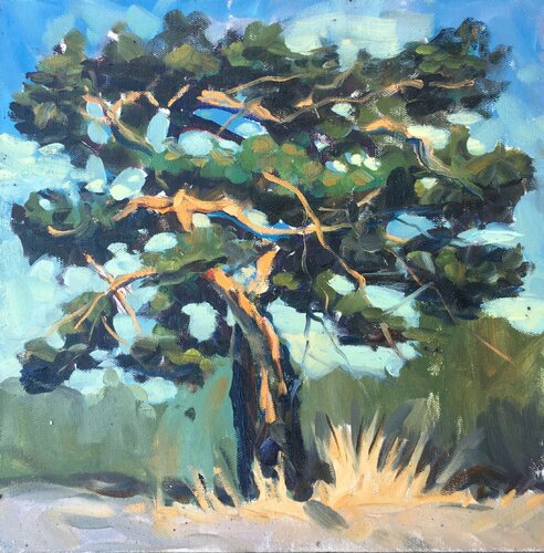 Evening tree di Valeriya Tarasenko, Pittura in vendita su Singulart