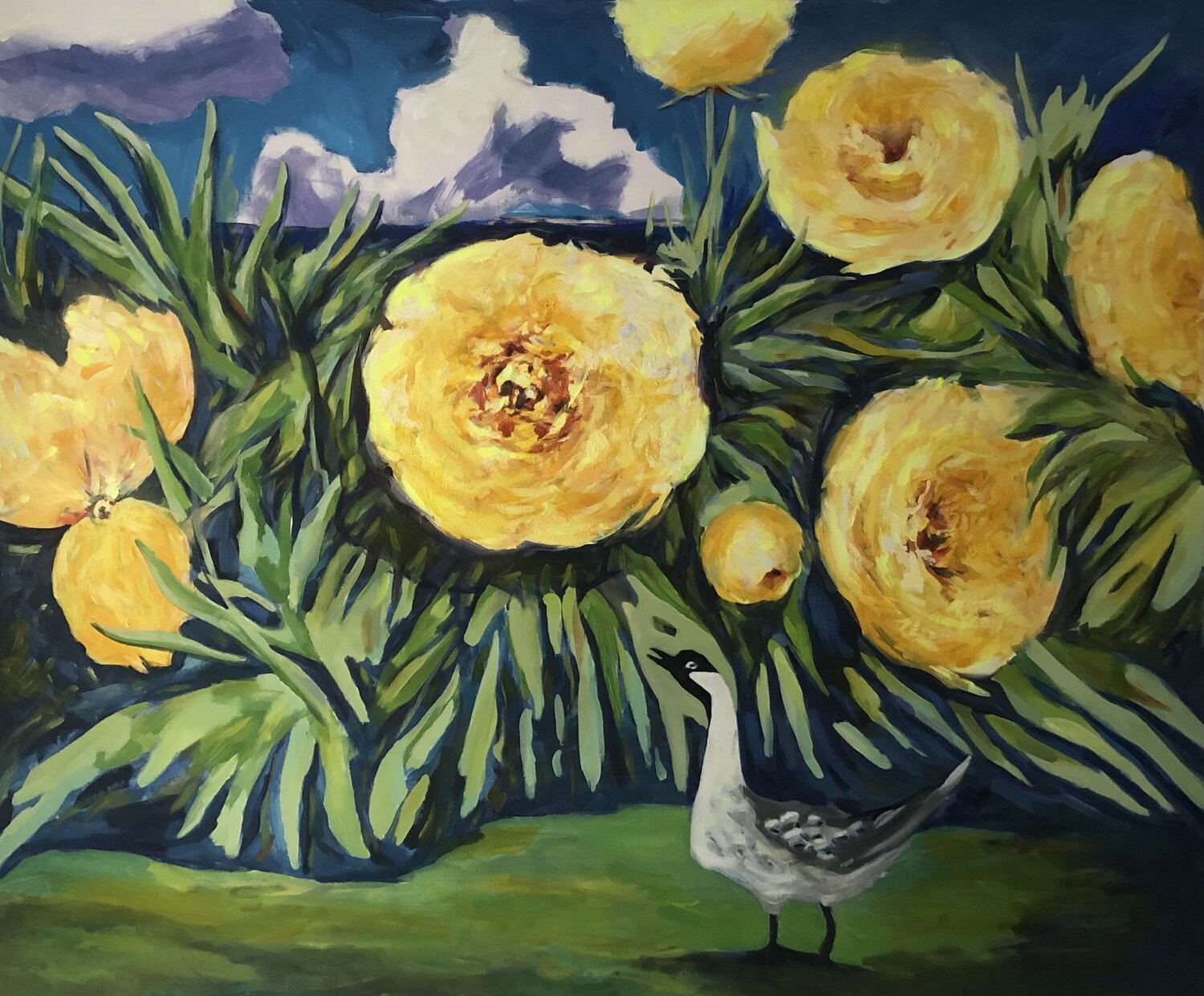Yellow Peonies Valeriya Tarasenko