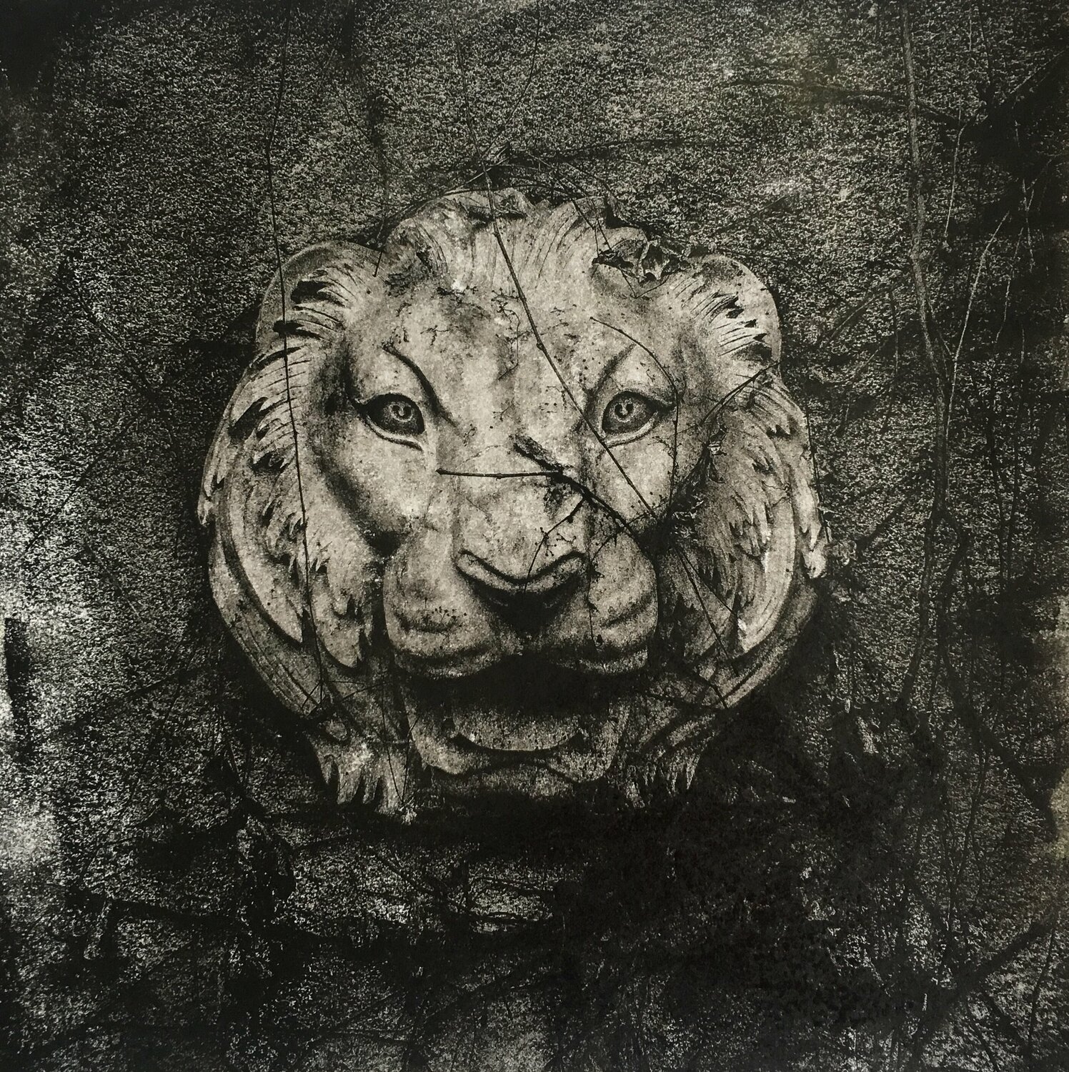 Fragment of fountain in Odessa Valeriya Tarasenko Werk auf Papier zu verkaufen