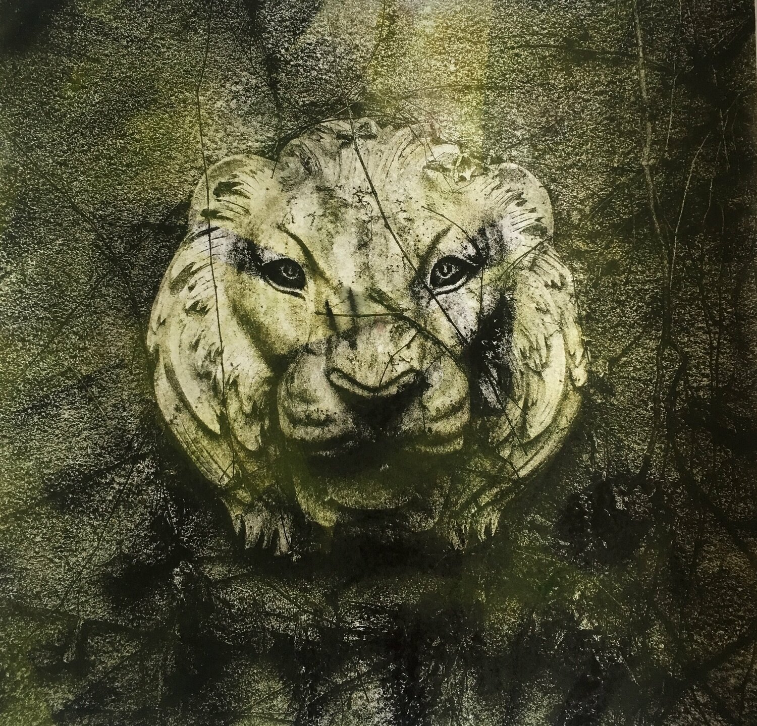 Fragment of fountain in Odessa Valeriya Tarasenko Œuvre sur papier à vendre