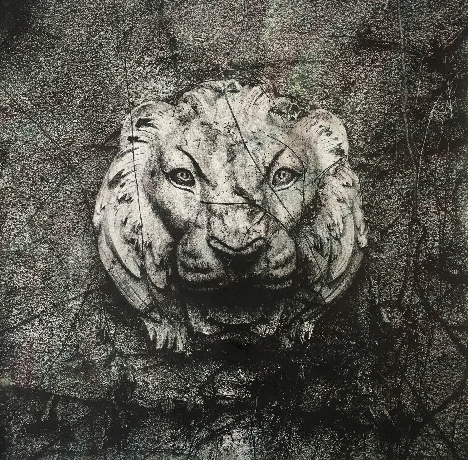 Fragment of fountain in Odessa Valeriya Tarasenko Werk auf Papier zu verkaufen