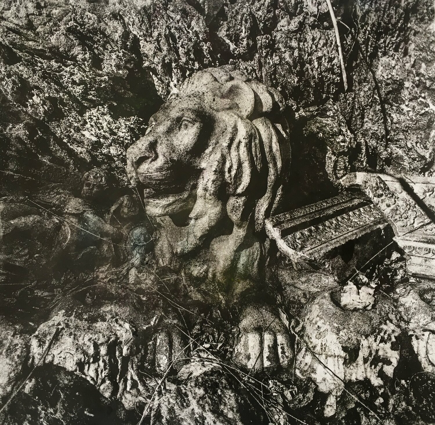Fragment of fountain in Odessa Valeriya Tarasenko Werk auf Papier zu verkaufen
