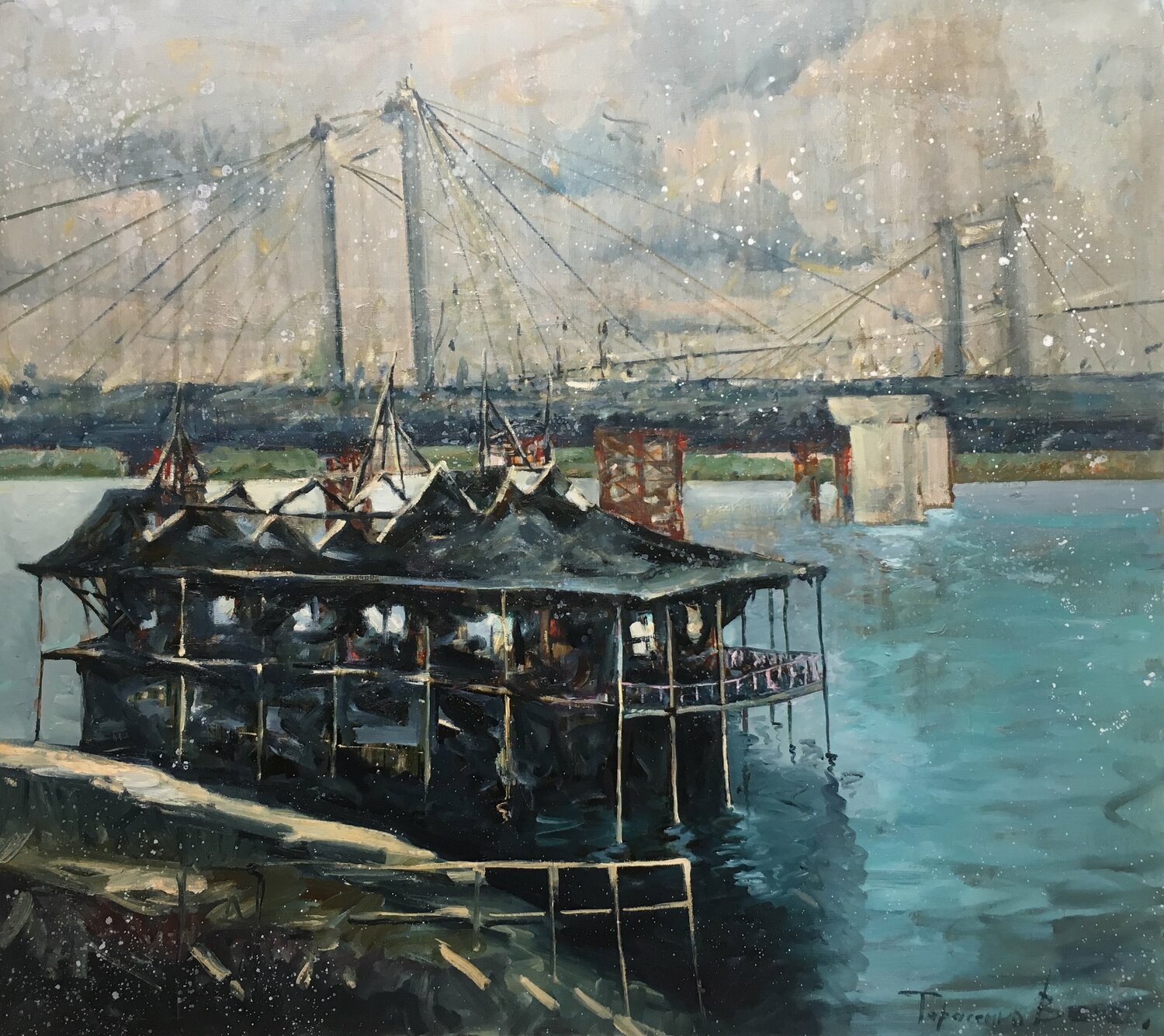 Rybalsky bridge Valeriya Tarasenko