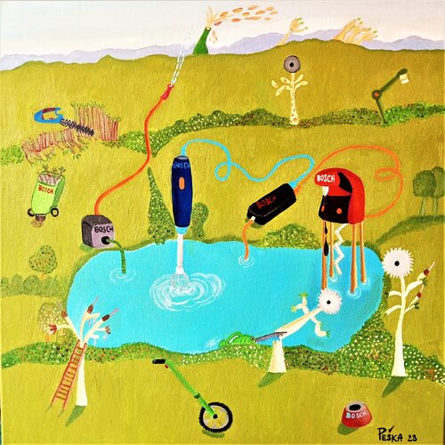 Bosch van Vlastimil Peška, Schilderij te koop op Singulart