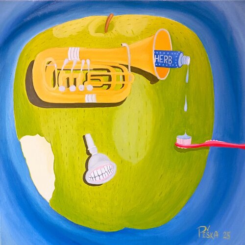 Tuba von Vlastimil Peška, Malerei kaufen auf Singulart