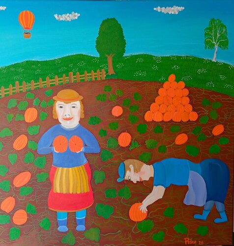Pumpkins von Vlastimil Peška, Malerei kaufen auf Singulart