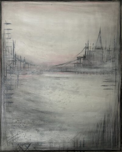 Lost Place 2 par Annette Freymuth, Peinture en vente sur Singulart