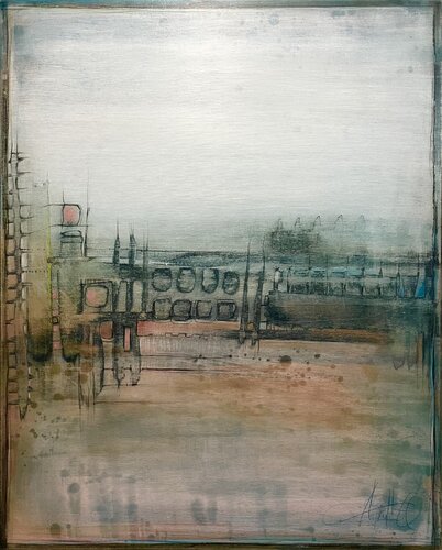 Urban Place par Annette Freymuth, Peinture en vente sur Singulart