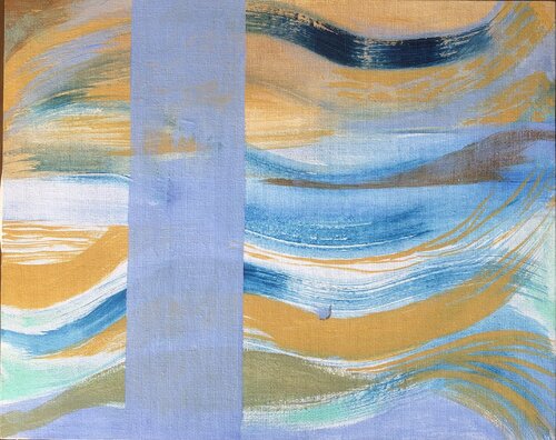 entre eau, air et terre n° 2 van Ann Capitano, Schilderij te koop op Singulart