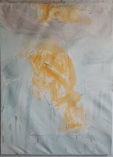 Soccer ball on the roofs 1 van Nello Formisano, Schilderij te koop op Singulart