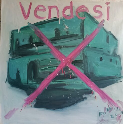 My old house for sale von Nello Formisano, Malerei kaufen auf Singulart