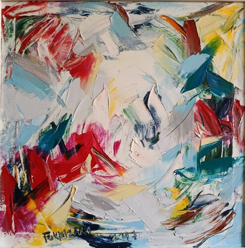 My old winter house van Nello Formisano, Schilderij te koop op Singulart