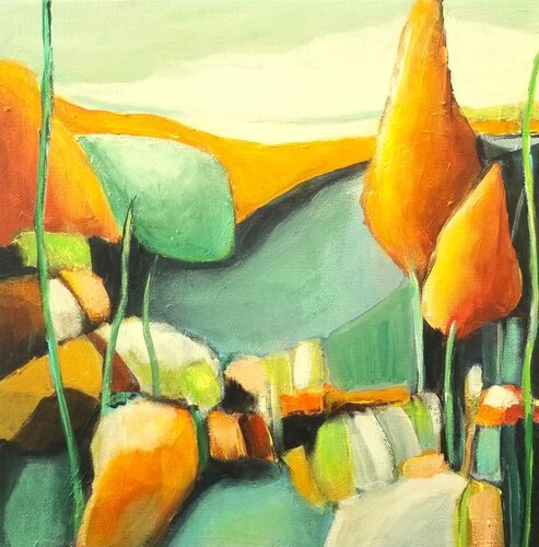 Depth of Nature di Anahid Minatsaghanian, Pittura in vendita su Singulart