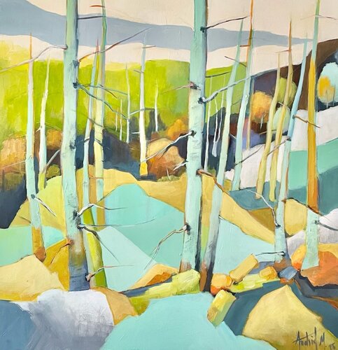 Scenic Simplicity    "NEW" van Anahid Minatsaghanian, Schilderij te koop op Singulart