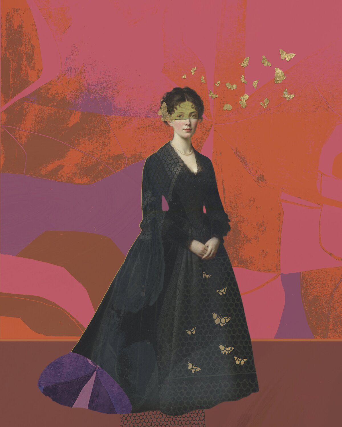 "La Dame aux Papillons" Olga ANDRE