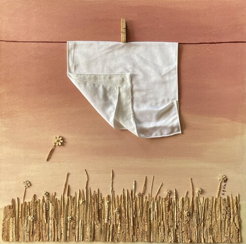 O LENÇO by Luciana Vilas Boas, Other Media for Sale on Singulart