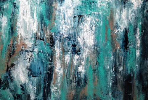Take me to the Ocean par Alexandra Petropoulou, Peinture en vente sur Singulart