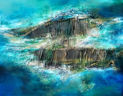 KEFALONIA ISLAND par Alexandra Petropoulou, Peinture en vente sur Singulart