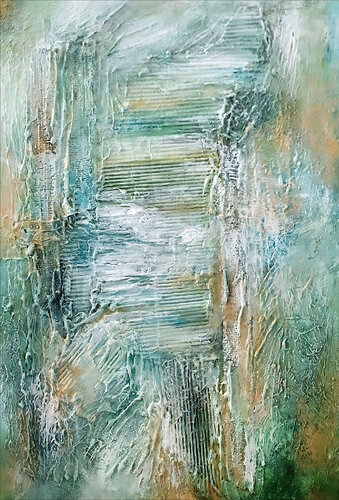The perfume of mint van Alexandra Petropoulou, Schilderij te koop op Singulart