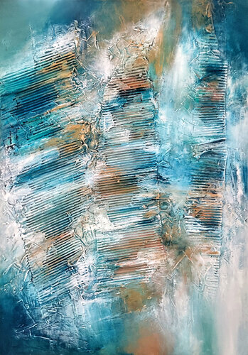 DYNAMIC ENERGY par Alexandra Petropoulou, Peinture en vente sur Singulart