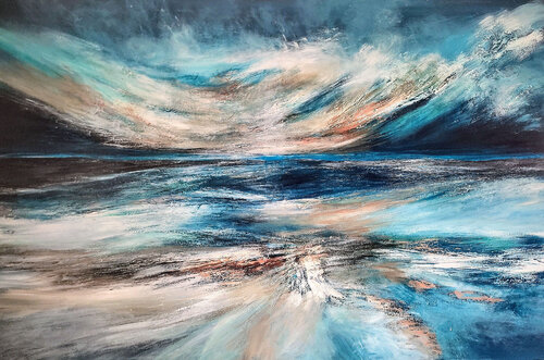 Naxos par Alexandra Petropoulou, Peinture en vente sur Singulart