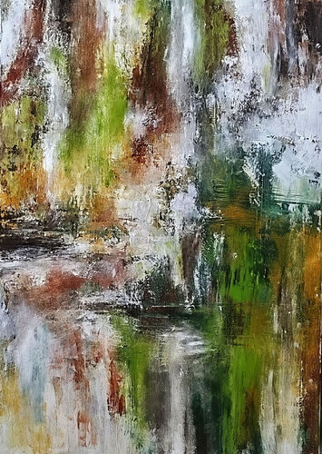 Green Energy van Alexandra Petropoulou, Schilderij te koop op Singulart