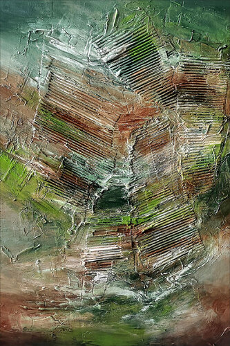 Mysterious forest di Alexandra Petropoulou, Pittura in vendita su Singulart