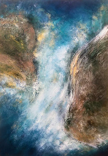 KYTHNOS ISLAND van Alexandra Petropoulou, Schilderij te koop op Singulart