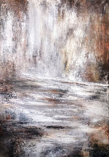 Water And Dirt van Alexandra Petropoulou, Schilderij te koop op Singulart