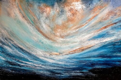 AMORGOS van Alexandra Petropoulou, Schilderij te koop op Singulart