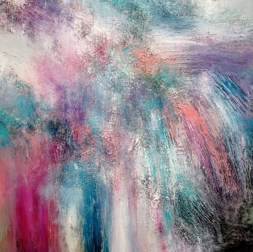 Ethereal Bloom van Alexandra Petropoulou, Schilderij te koop op Singulart