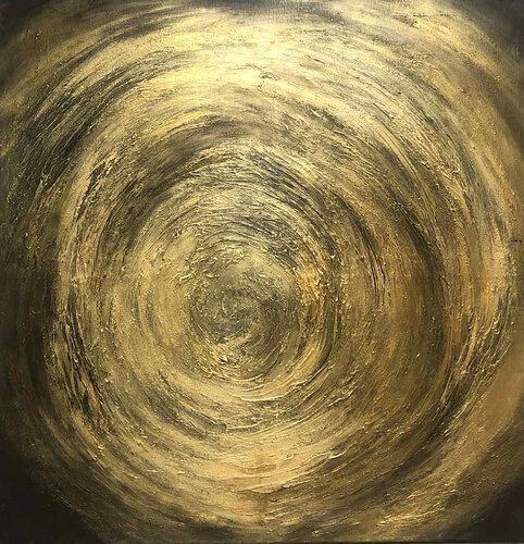 Luminous Round by Alexandra Petropoulou, Painting for Sale on Singulart