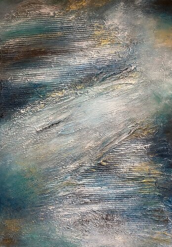 Celestial Tide van Alexandra Petropoulou, Schilderij te koop op Singulart
