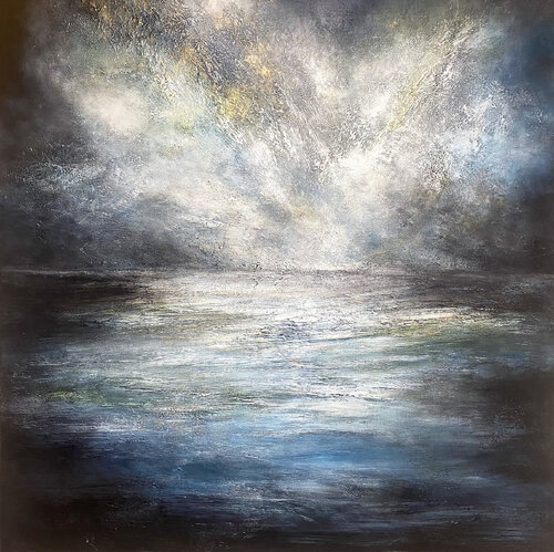 Midnight Tide di Alexandra Petropoulou, Pittura in vendita su Singulart