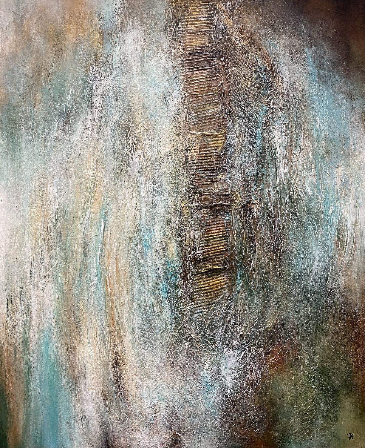 Somewhere in the past Alexandra Petropoulou Originalgemälde zu verkaufen