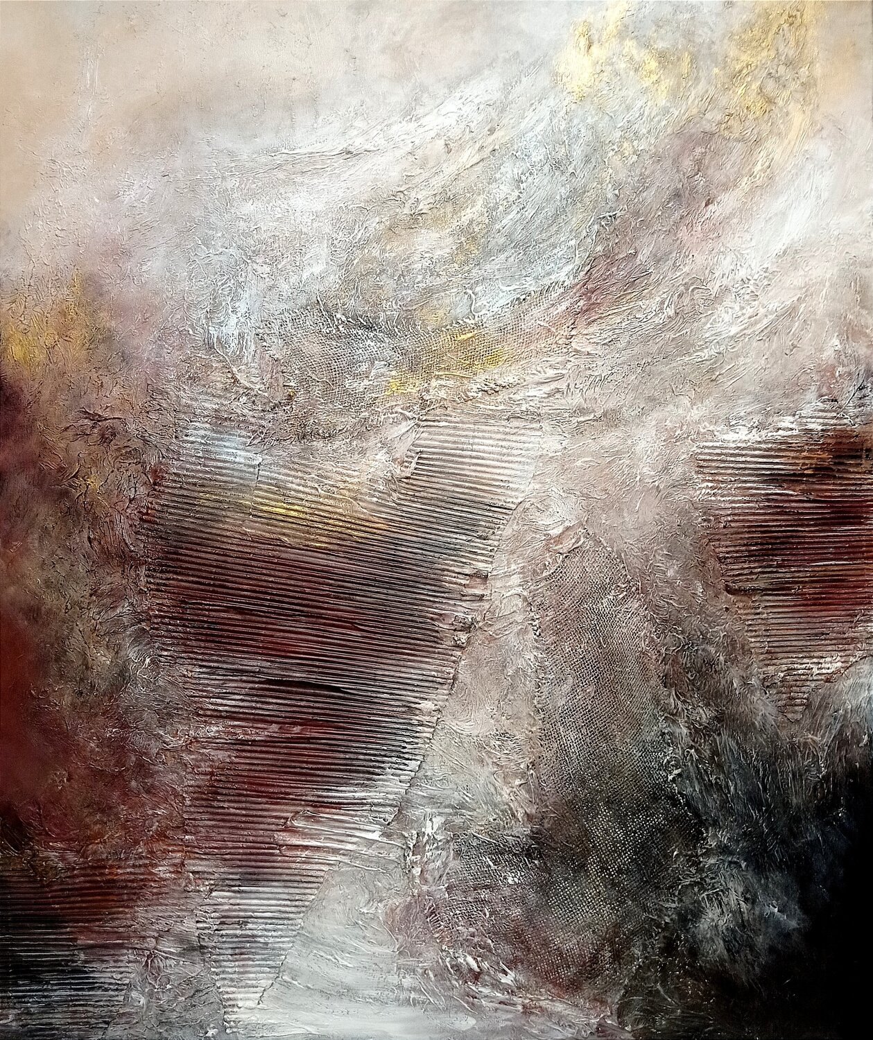 Whispers of Earth Alexandra Petropoulou Originalgemälde zu verkaufen
