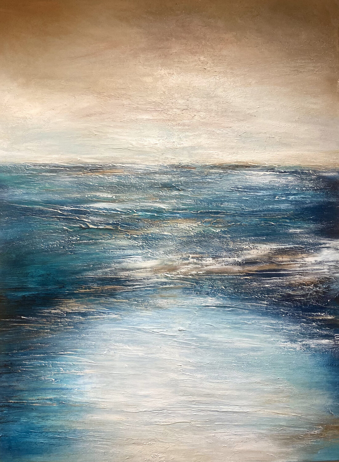 INFINITE HORIZON Alexandra Petropoulou Originalgemälde zu verkaufen