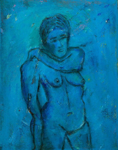 Blue Nude di Susan Brown, Altri media in vendita su Singulart
