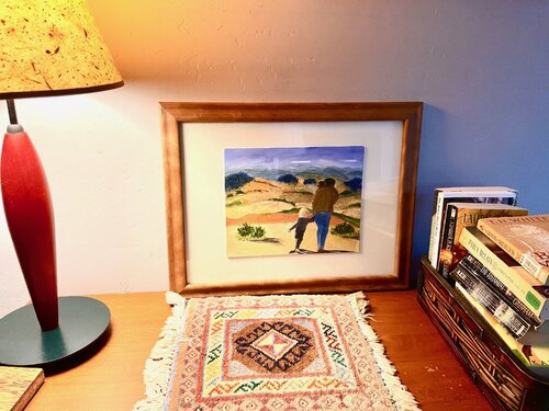 Hidden Valley IV Mother & Son de Susan Brown, Pintura a la venta en Singulart