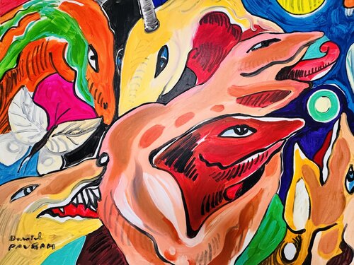 La petite étreinte de Daniel PAUGAM, Pintura a la venta en Singulart