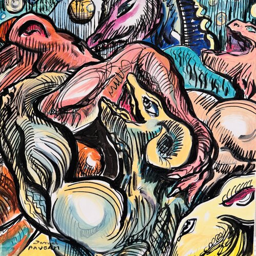 Les nouvelles planètes van Daniel PAUGAM, Schilderij te koop op Singulart
