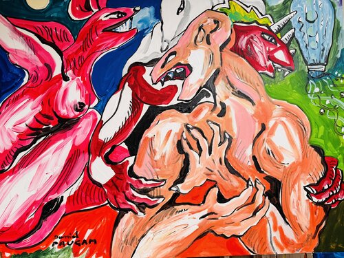 Petite jalousie de Daniel PAUGAM, Pintura a la venta en Singulart