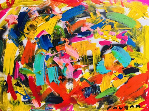 Symphonie Numéro 7 van Daniel PAUGAM, Schilderij te koop op Singulart