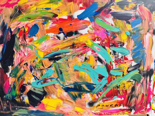 Symphonie Numéro 8 van Daniel PAUGAM, Schilderij te koop op Singulart