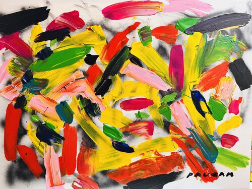 Symphonie Numéro 9 van Daniel PAUGAM, Schilderij te koop op Singulart