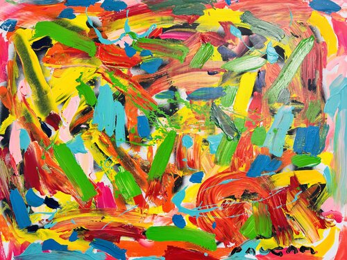 Symphonie Numéro 1 van Daniel PAUGAM, Schilderij te koop op Singulart